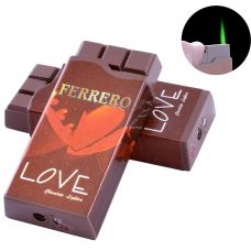 Зажигалка карманная Шоколад Love (Турбо пламя) Type A