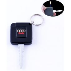 Зажигалка карманная ключ авто AUDI (обычное пламя) Black