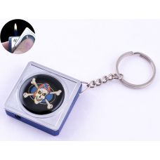 Зажигалка карманная-брелок квадрат Черный Роджер