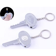 Зажигалка карманная ключ авто Mercedes-Benz (обычное пламя) White