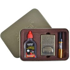 Подарочный набор Lamborghini Murcilago 3в1: Зажигалка, бензин, мундштук Type A