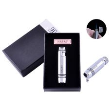 Зажигалка в подарочной коробке Resist (Острое пламя)  Silver