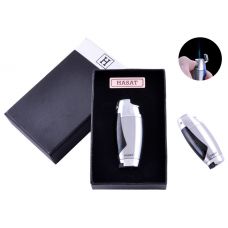 Зажигалка в подарочной коробке Lion (Острое пламя)  Silver