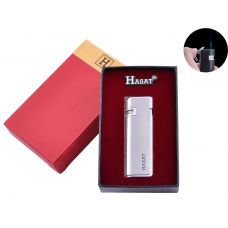 Зажигалка в подарочной коробке Meteor (Острое пламя)  Silver