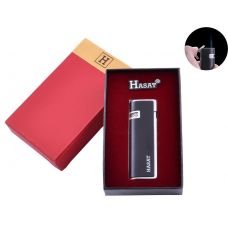Зажигалка в подарочной коробке Meteor (Острое пламя)  Black