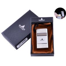 Зажигалка в подарочной коробке Octarine (Турбо пламя)  Silver