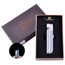 Зажигалка в подарочной коробке Presents (Острое пламя)  Silver