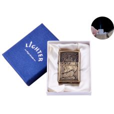 Зажигалка в подарочной коробке Шхуна (Острое пламя)