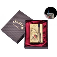 Зажигалка в подарочной коробке Волк (Острое пламя) Type B Зажигалка в подарочной коробке Волк (Острое пламя) Type B