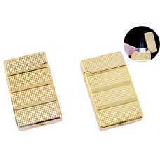 Зажигалка карманная Classic (Острое пламя)  Gold Type A
