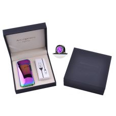 Электроимпульсная зажигалка в подарочной коробке Lighter (USB) Top Хамелеон