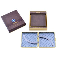 Портсигар на 20 сигарет Alfa, Подарочная упаковка, Кожа