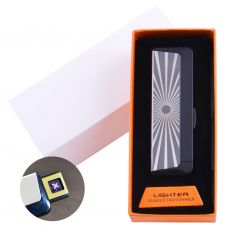 Электроимпульсная зажигалка в подарочной упаковке Абстракция (Двойная молния, USB) Type A