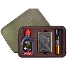 Подарочный набор Sexy 3в1 Зажигалка, бензин, мундштук Type J