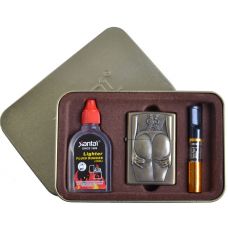 Подарочный набор Sexy 3в1 Зажигалка, бензин, мундштук Type B