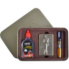 Подарочный набор Michael Jackson 3в1: Зажигалка, бензин, мундштук Type E