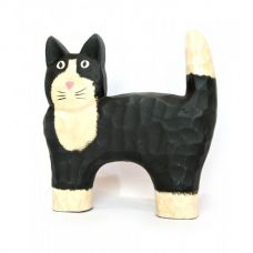Статуэтка Кот деревянный (20х18х4 см)