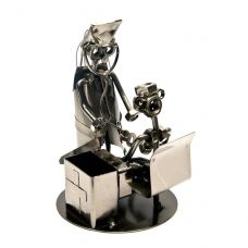 Техно-арт подставка под ручки "Врач" металл (17,5х12х12 см) Home Place