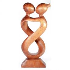 Статуэтка "Пара Любовь" дерево (20х8х3 см)