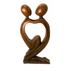 Статуэтка "Влюбленные" дерево (30х15х4 см)