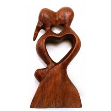 Статуэтка "Влюбленные" дерево (10х5х2,5 см)D