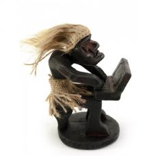 Статуэтка Папуас "Программист" дерево (13,5х9х8 см)