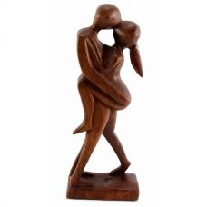 Статуэтка "Влюбленная пара" дерево (20х7х3 см)