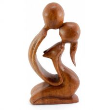 Статуэтка "Влюбленные" дерево (15х8х2,5 см)