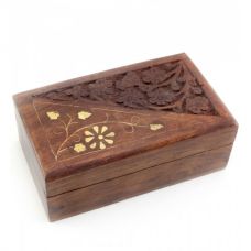 Шкатулка розовое дерево (13х7,5х5 см)(5"х3") Homade