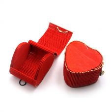 Шкатулка бамбуковая "Сердечко" (8х7х6см) Homade