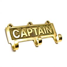Вешалка-ключница для одежды бронза "Captain" (12х6х2,5 см) Homade