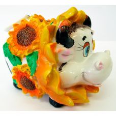 Корова в подсолнухах копилка Home Place