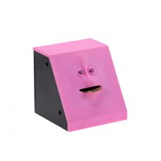 Копилка жующая монеты Face Bank Розовая