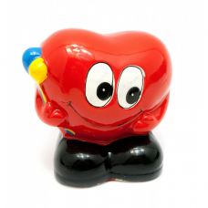 Копилка керамическая "Сердечко с воздушными шариками" (9,5х10х7 см) Home Place