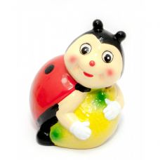 Копилка керамическая "Божья Коровка с Лимоном" (12х9,5х9 см) Home Place