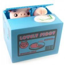 Интерактивная копилка "Свинка Воришка" на батарейках (12х9х10 см) Home Place