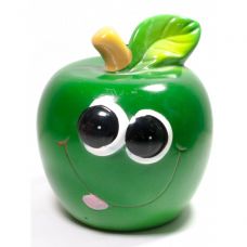 Копилка керамическая "Зеленое Яблоко" (11,5х9х9 см) Home Place