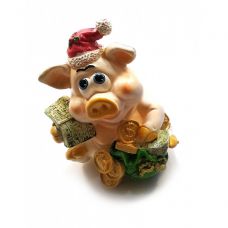 Копилка "Свинка новогодняя" (11,5х9х8,5 см) A Home Place